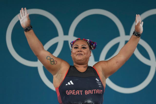 <p>Emily Campbell won bronze in the +81kg weightlifting in Paris. </p>