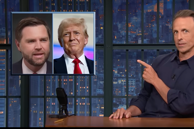 <p>Seth Meyers joked he was calling Republicans ‘weird’ long before Tim Walz </p>